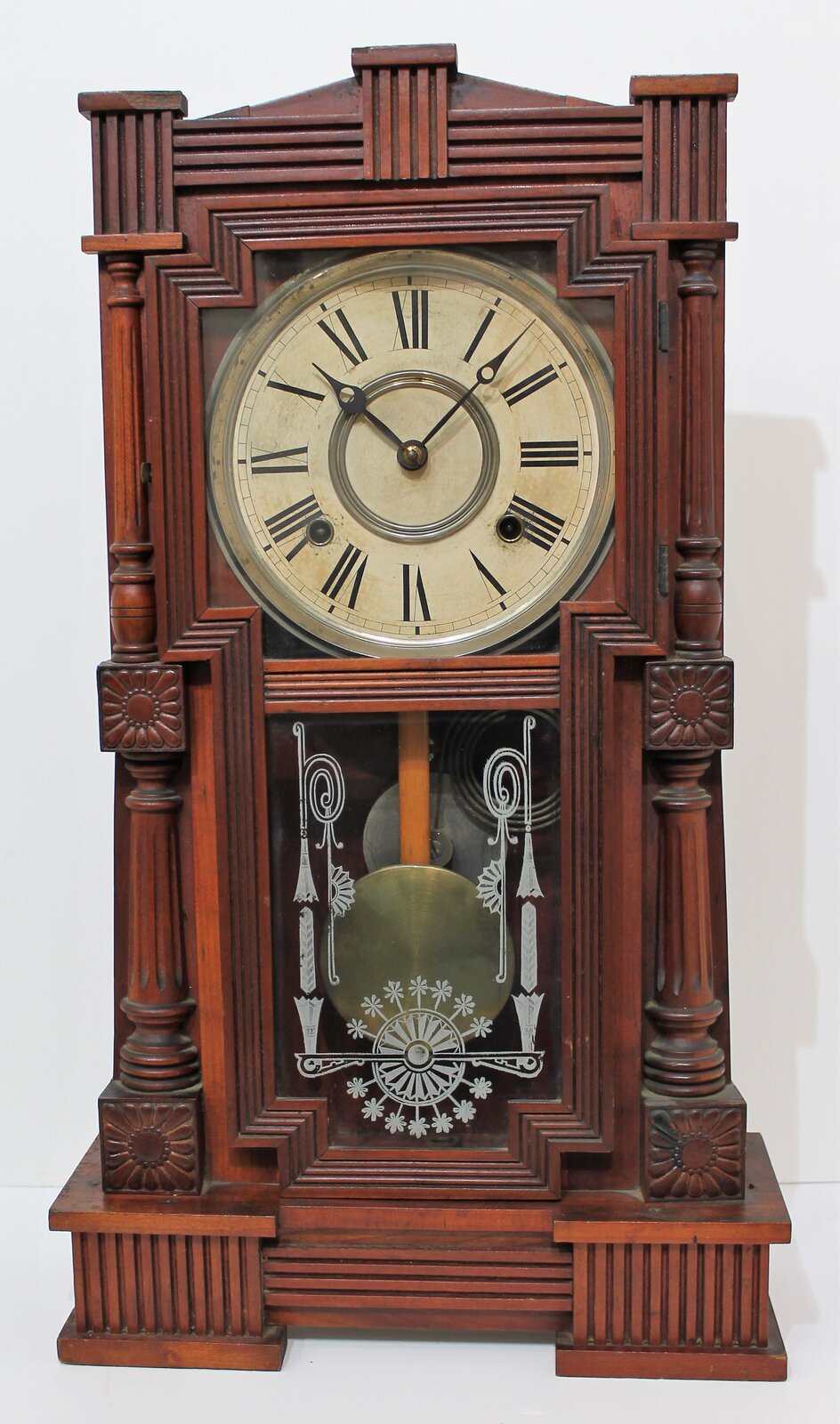 Antique Gilbert Mitra Clock — Antique Clocks Price Guide
