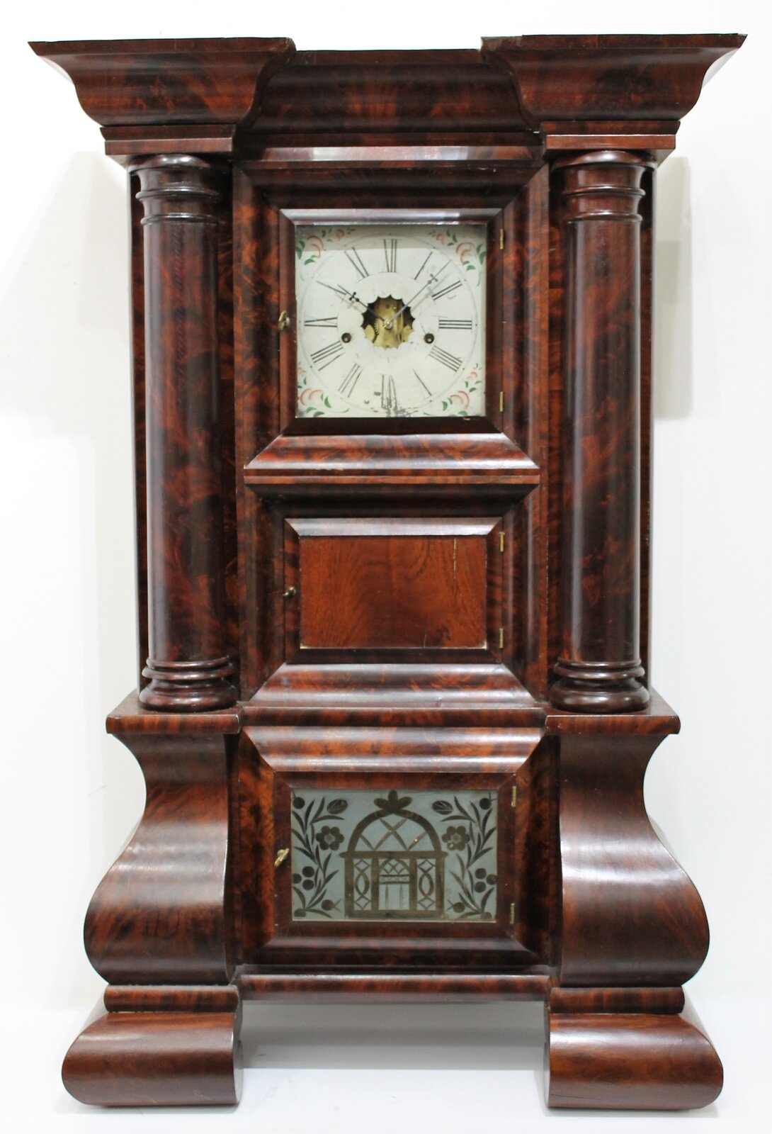 Antique Forestville monumental empire Clock — Antique Clocks Price Guide