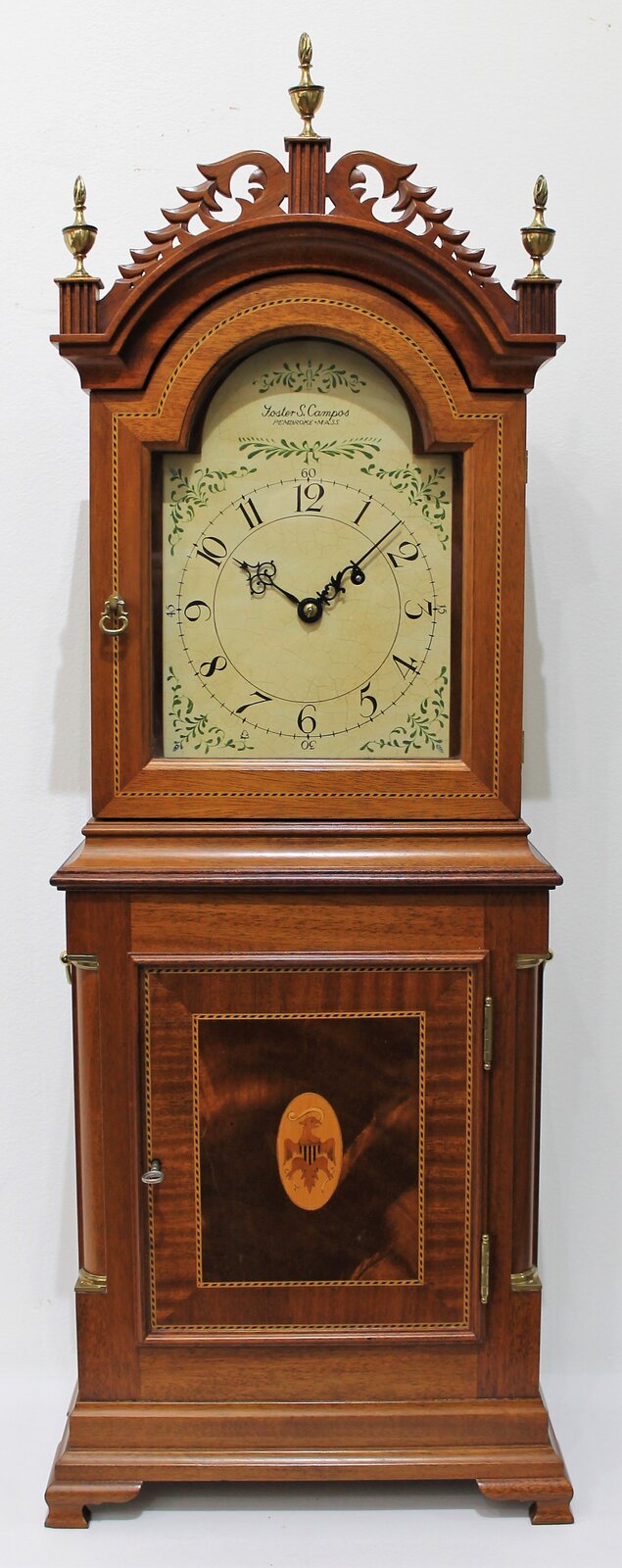 Antique Campos David Wood shelf clock Clock — Antique Clocks Price Guide