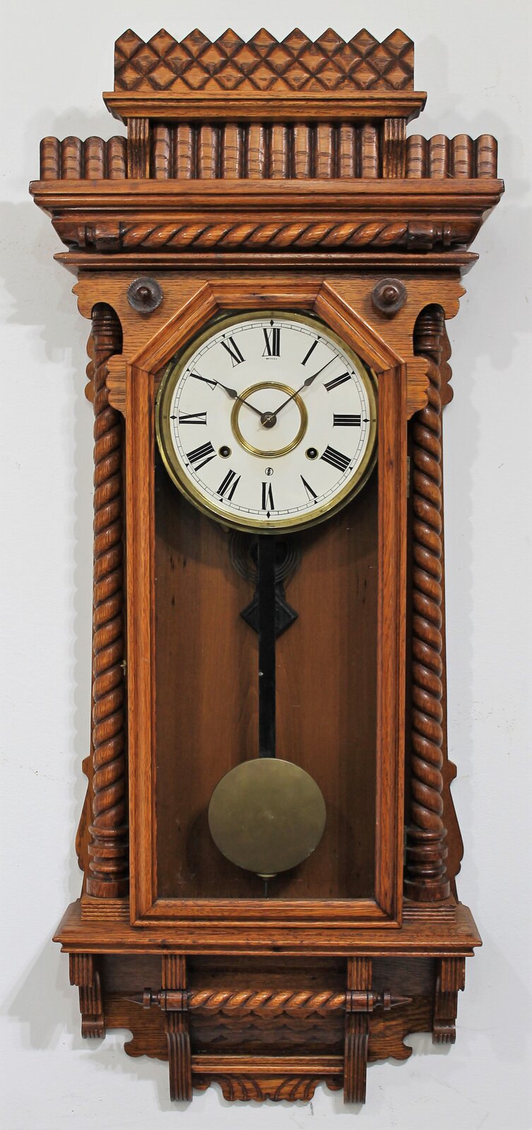 Antique Ansonia Queen Anne Clock — Antique Clocks Price Guide