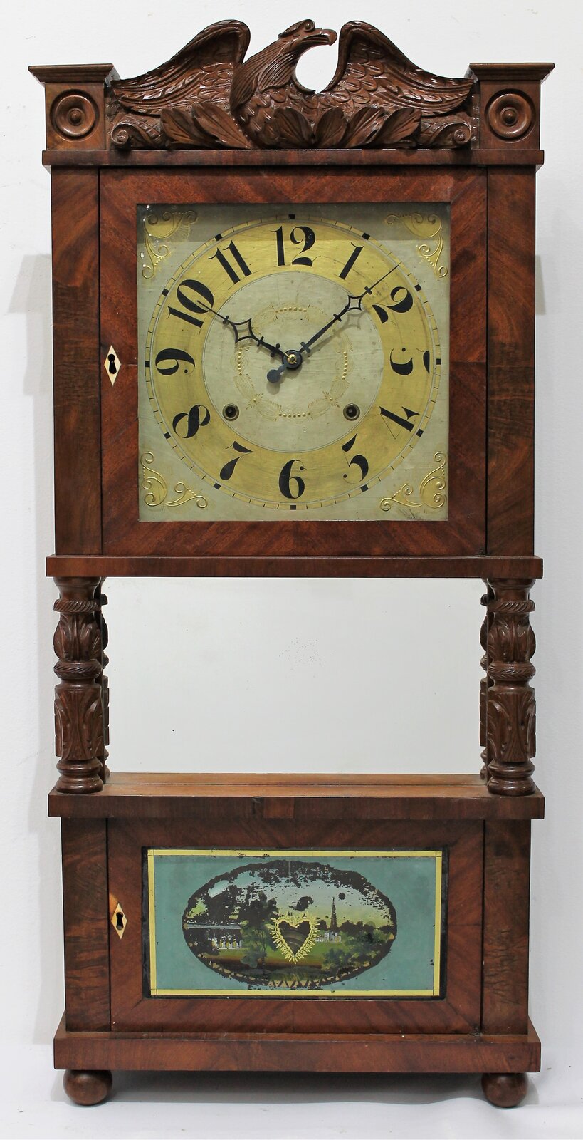 Antique Ives, C & LC Patent Brass 8 Day Clock Clock — Antique Clocks Price Guide