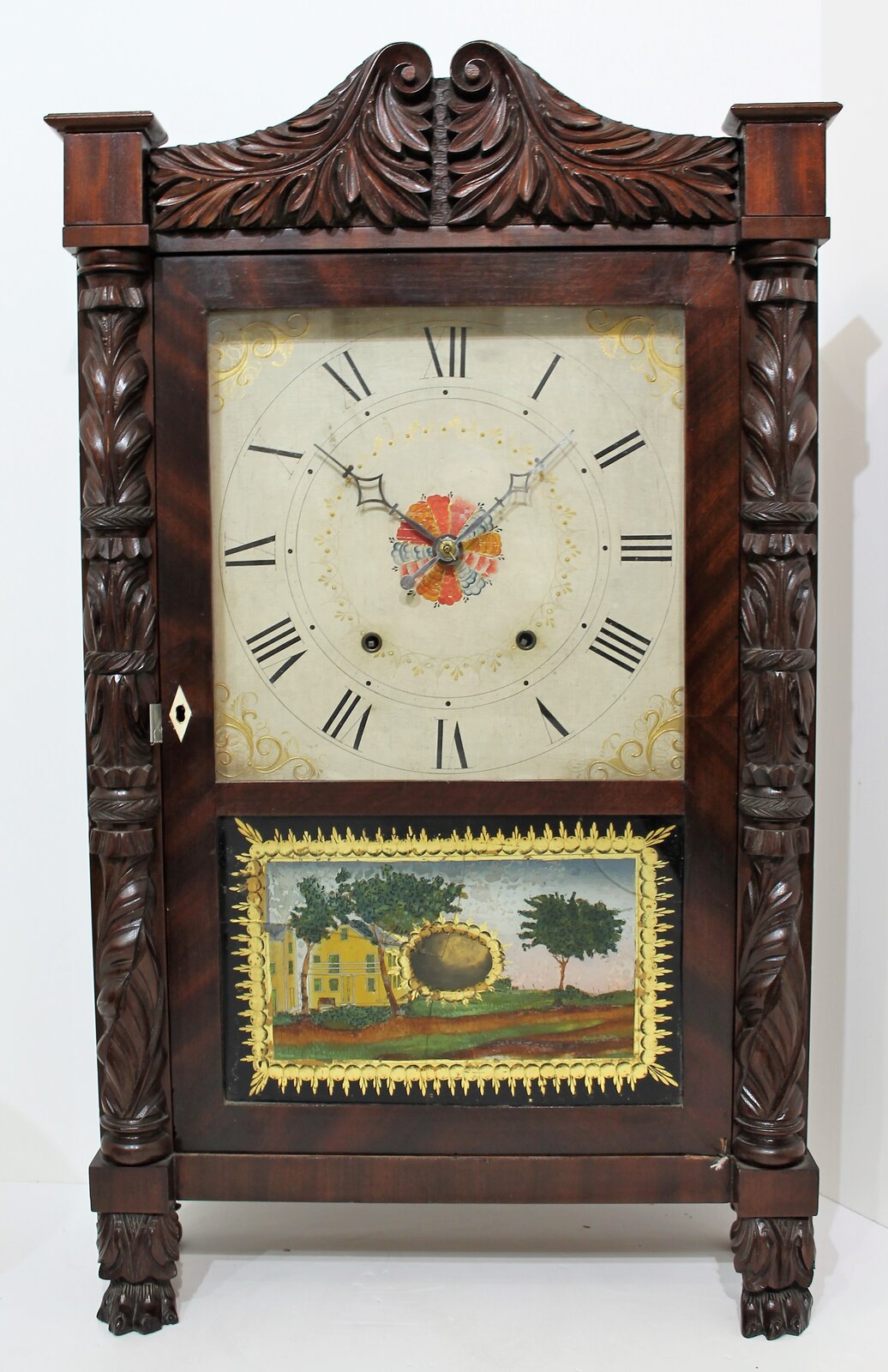 Antique Seth Thomas C&S short drop carved Clock — Antique Clocks Price Guide
