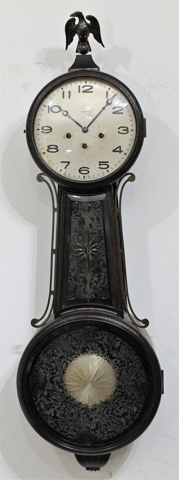 Antique Ansonia Banjo No. 3 Clock — Antique Clocks Price Guide