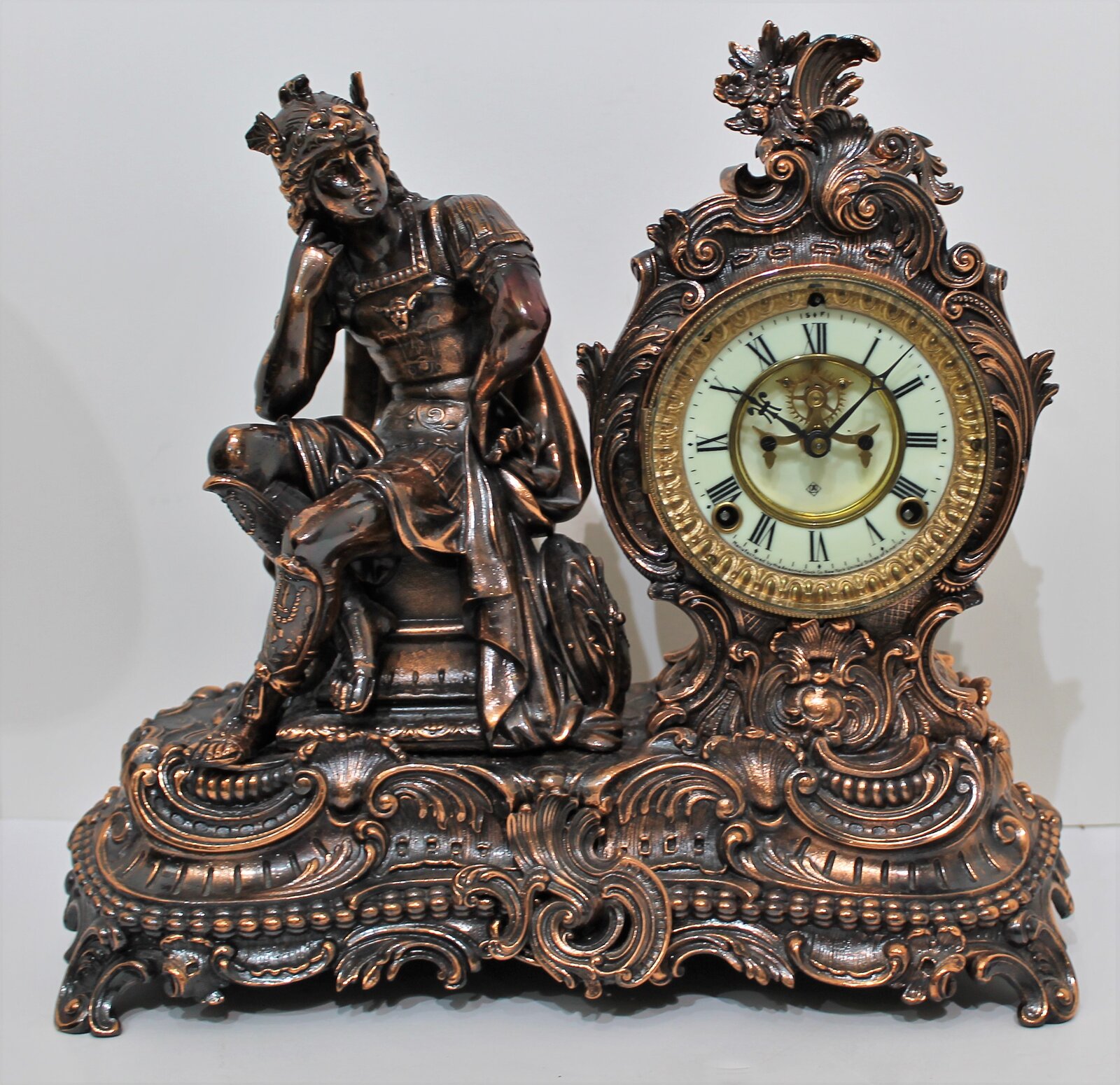 Antique Ansonia Hermes Clock — Antique Clocks Price Guide