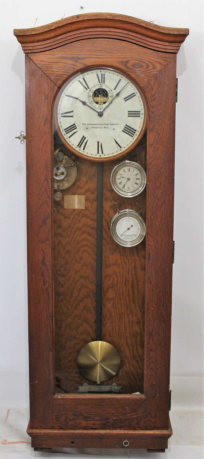 Antique Standard Electric wall timeclock Clock — Antique Clocks Price Guide