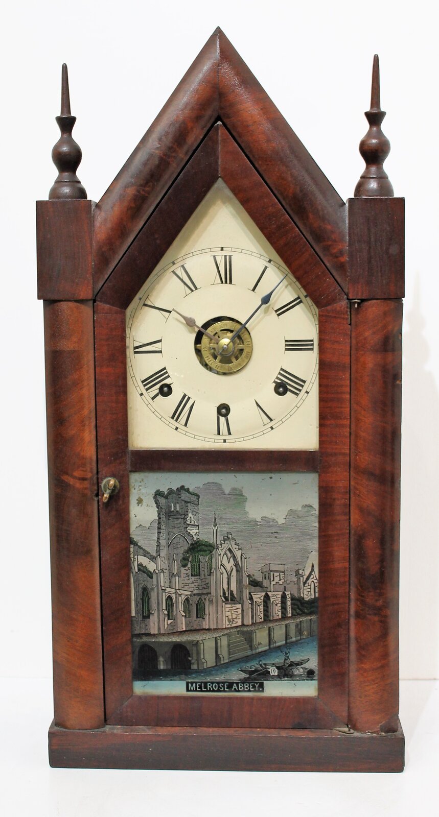 Antique Boardman steeple fusee alarm Clock — Antique Clocks Price Guide