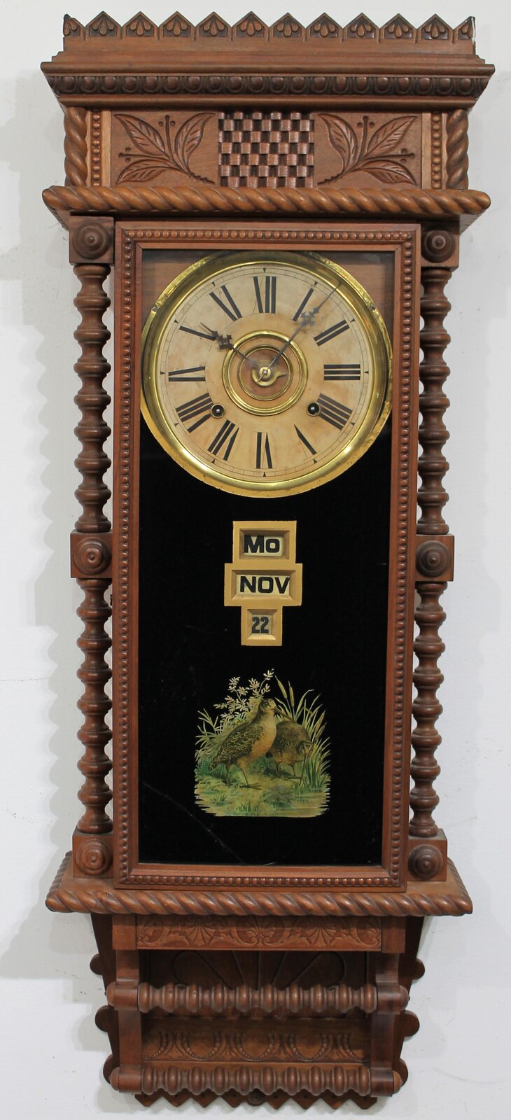 Antique Gilbert Berkshire Clock — Antique Clocks Price Guide