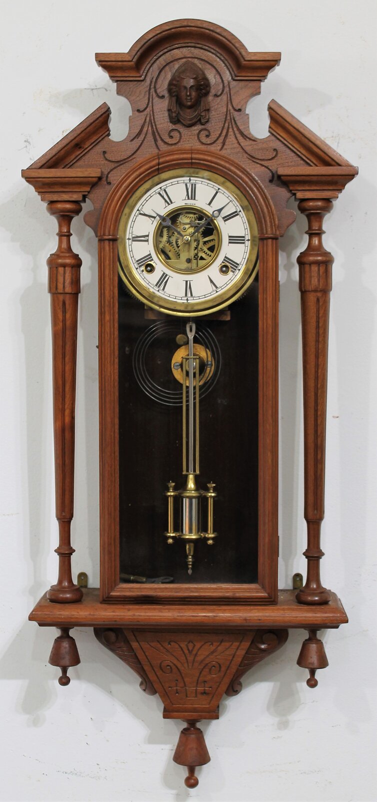 Antique Kroeber Regulator No. 32 Clock — Antique Clocks Price Guide