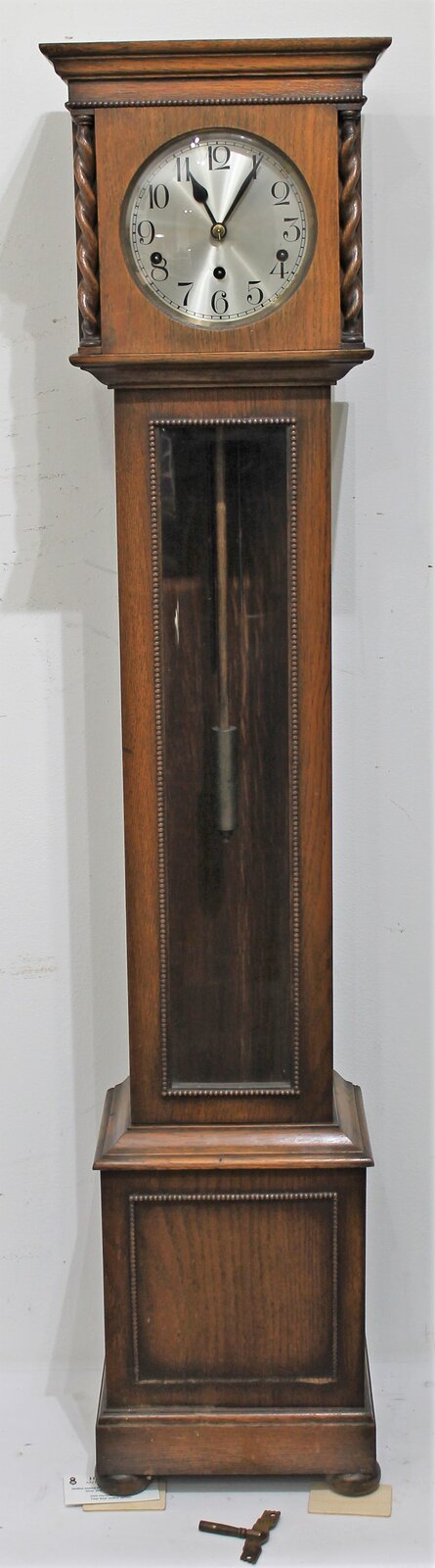 Antique English grandmother chime hall clock Clock — Antique Clocks Price Guide