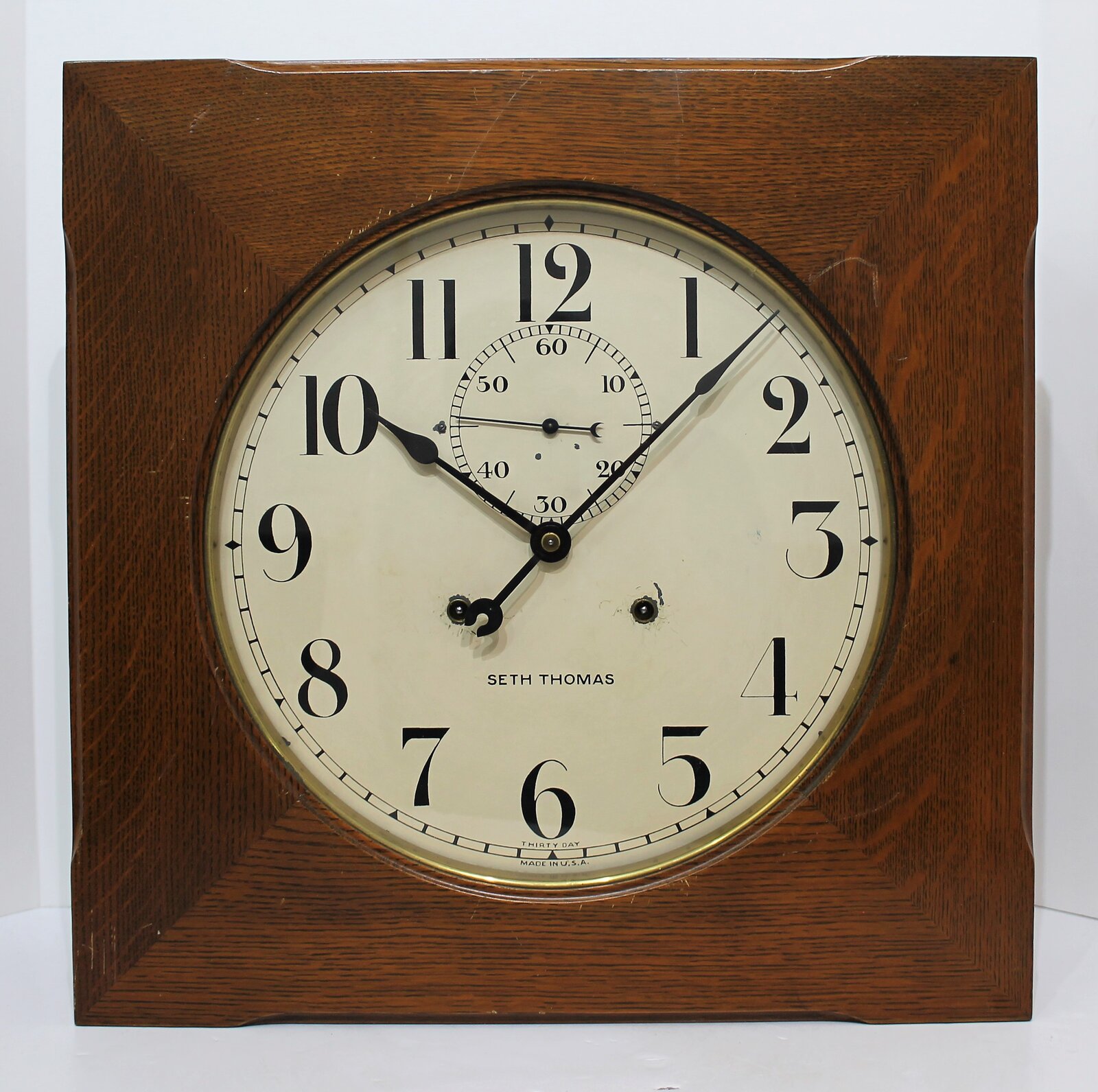 Antique Seth Thomas Hudson Clock — Antique Clocks Price Guide