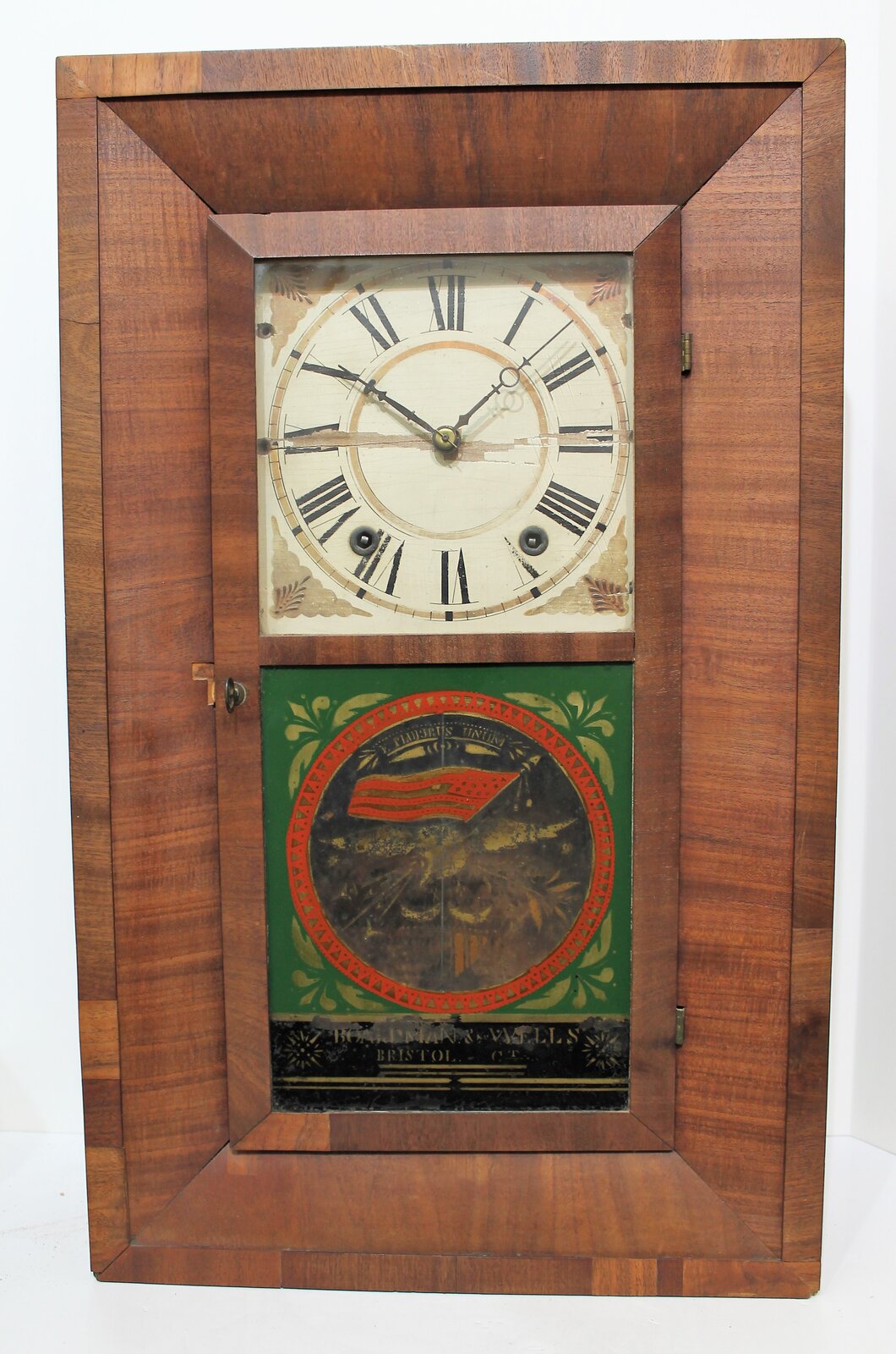 Antique Boardman & Wells OG Clock — Antique Clocks Price Guide