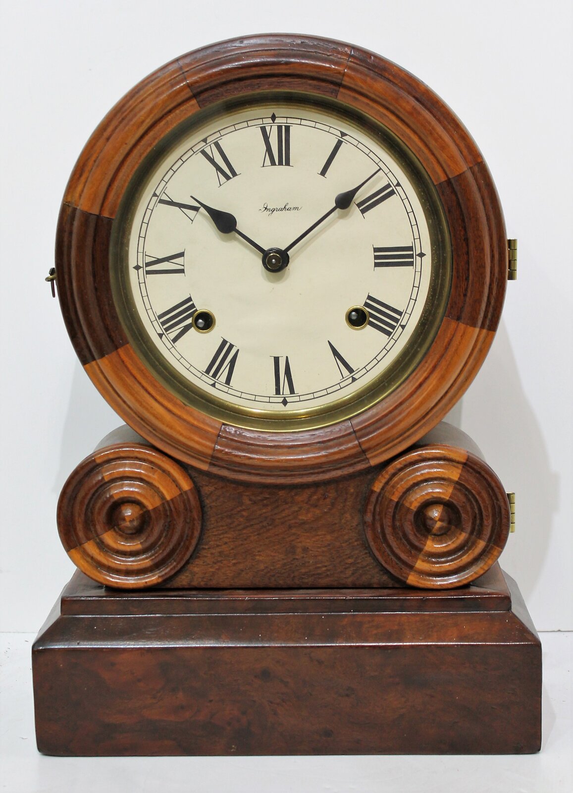 Antique Ingraham Grecian Mosaic Clock — Antique Clocks Price Guide