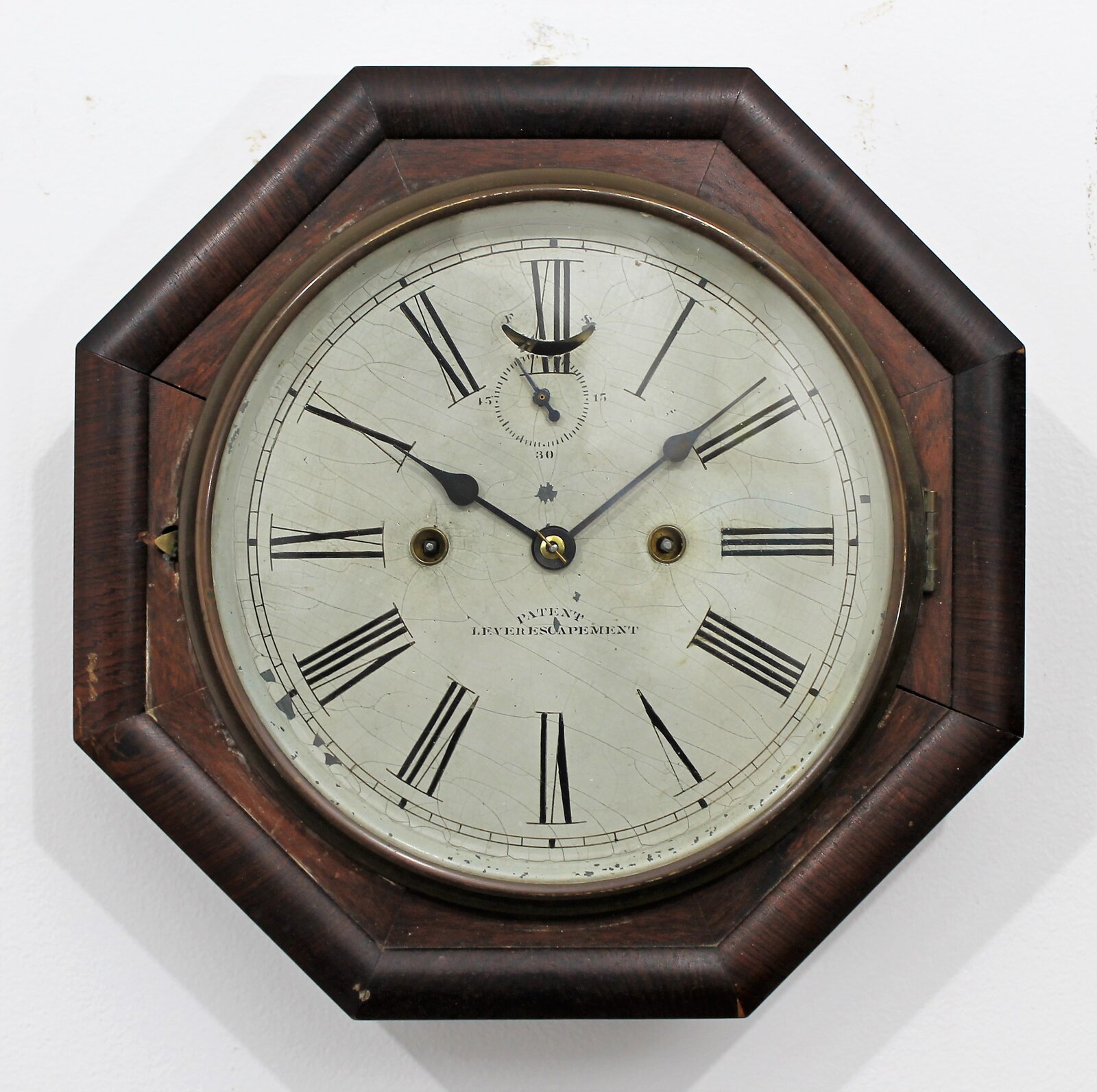 Antique Gilbert Octagon lever 11 inch Clock — Antique Clocks Price Guide