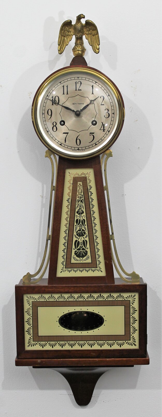 Antique Seth Thomas banjo Clock — Antique Clocks Price Guide
