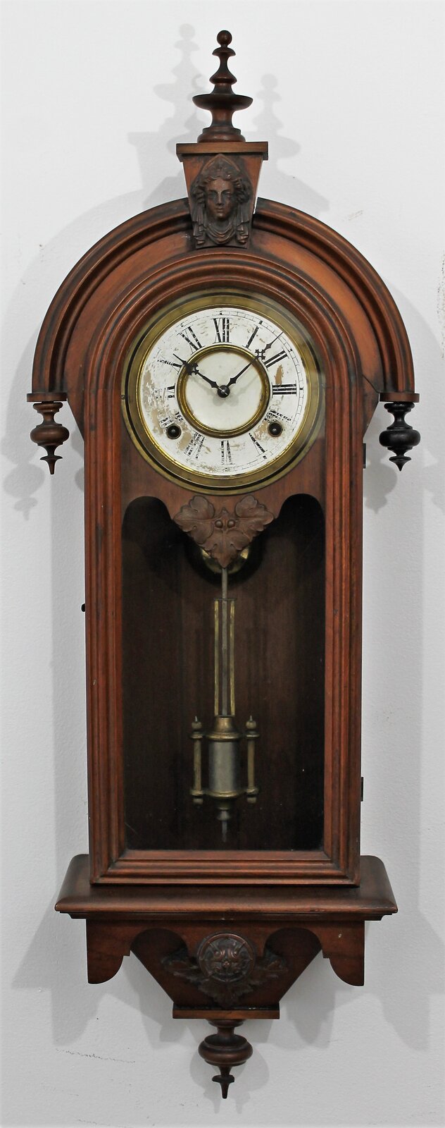 Antique Gilbert Pendant Clock — Antique Clocks Price Guide