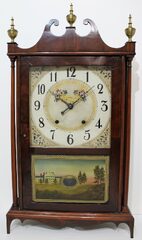 Antique Terry, Eli & Samuel pillar & scroll Clock