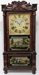 Antique Birge, Mallory & Co Patent Brass Eight Day Clock Clock