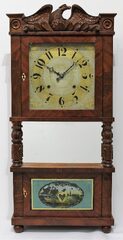 Antique Ives, C & LC Patent Brass 8 Day Clock Clock