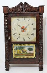 Antique Seth Thomas C&S short drop carved Clock