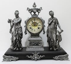 Antique Ansonia Music & Poetry Clock