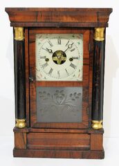 Antique Jerome miniature C&C fusee Clock