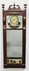 Antique Ives, Joseph New Hampshire mirror Clock