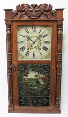 Antique Hotchkiss C&S - carved Clock
