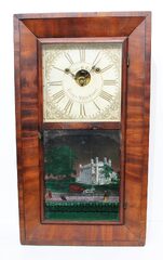 Antique Terry, SB bevel-front shelf Clock