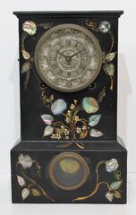 Antique Terry & Andrews iron case MOP Clock
