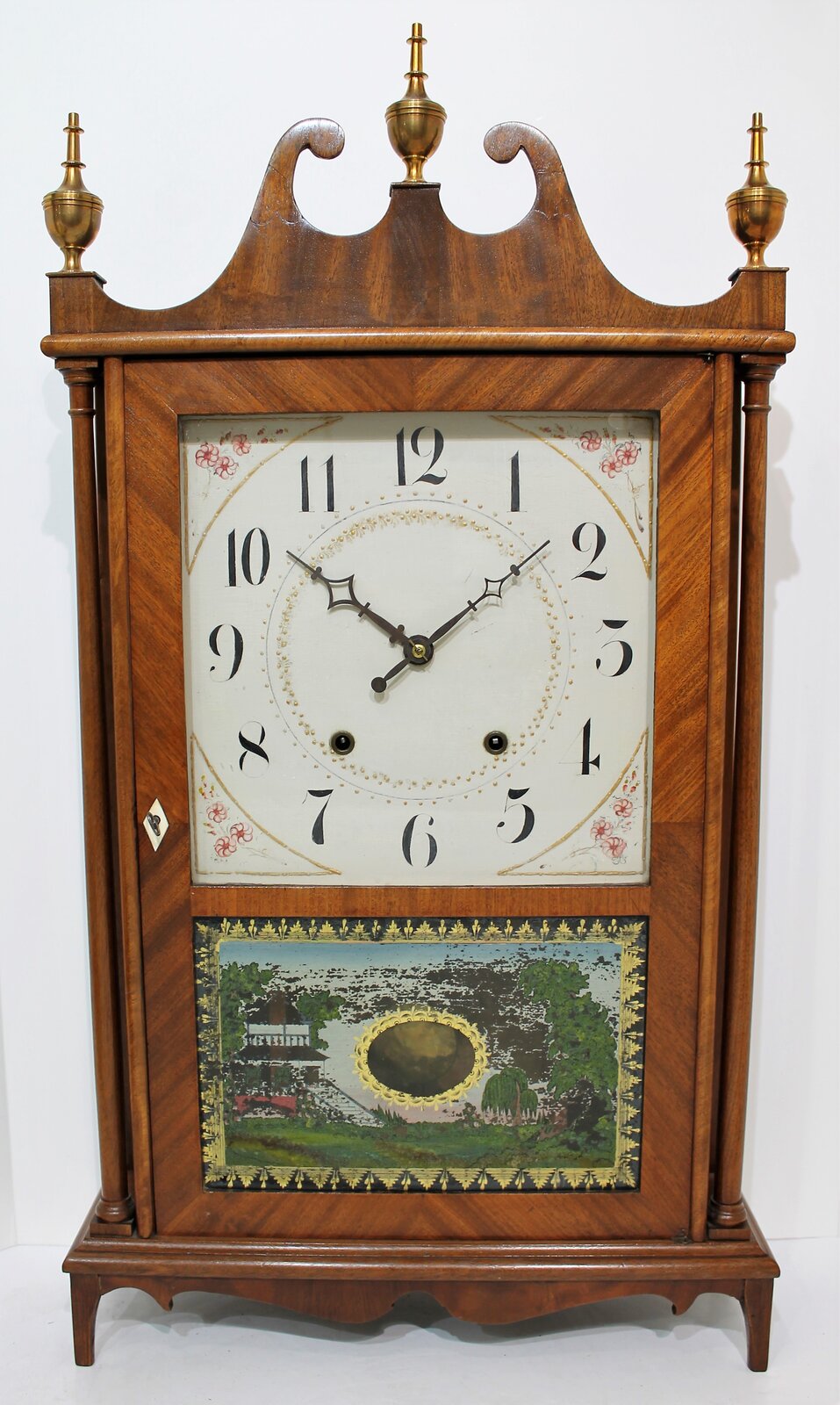 E. Terry & Sons pillar & scroll, 1823-1828. — Antique Clocks Price Guide