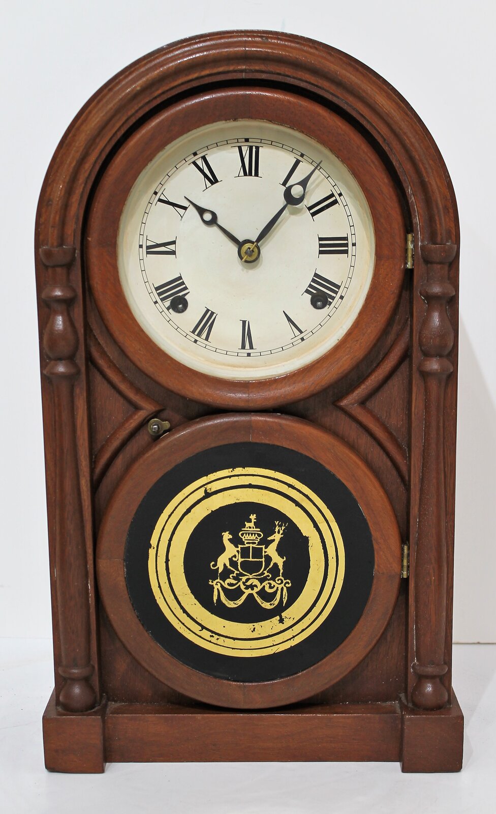 Atkins Clock Co. “Round Top No. 2”, 1859-1879. — Antique Clocks Price Guide