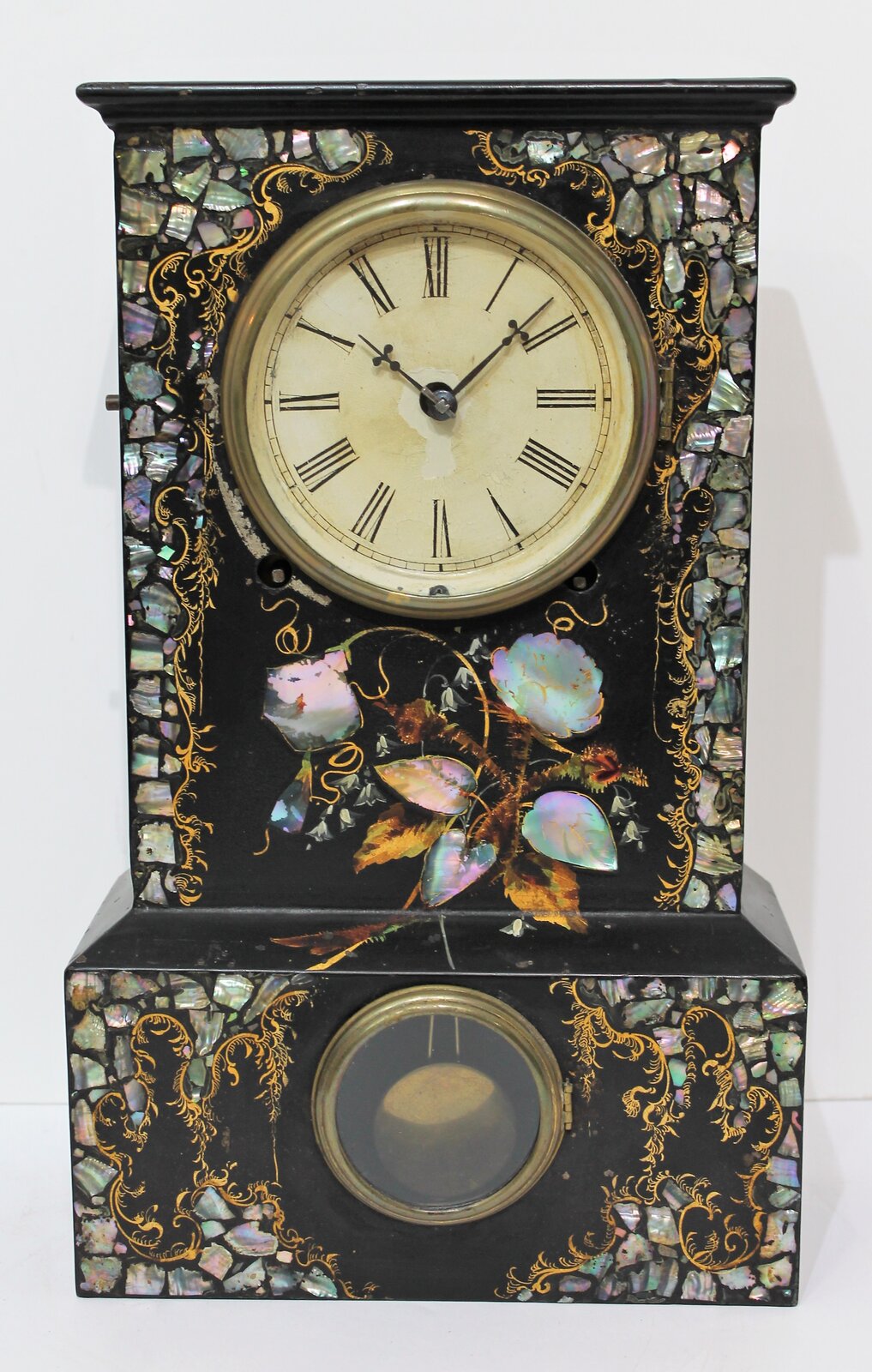 Terry & Andrews iron case, 1842-1850. — Antique Clocks Price Guide