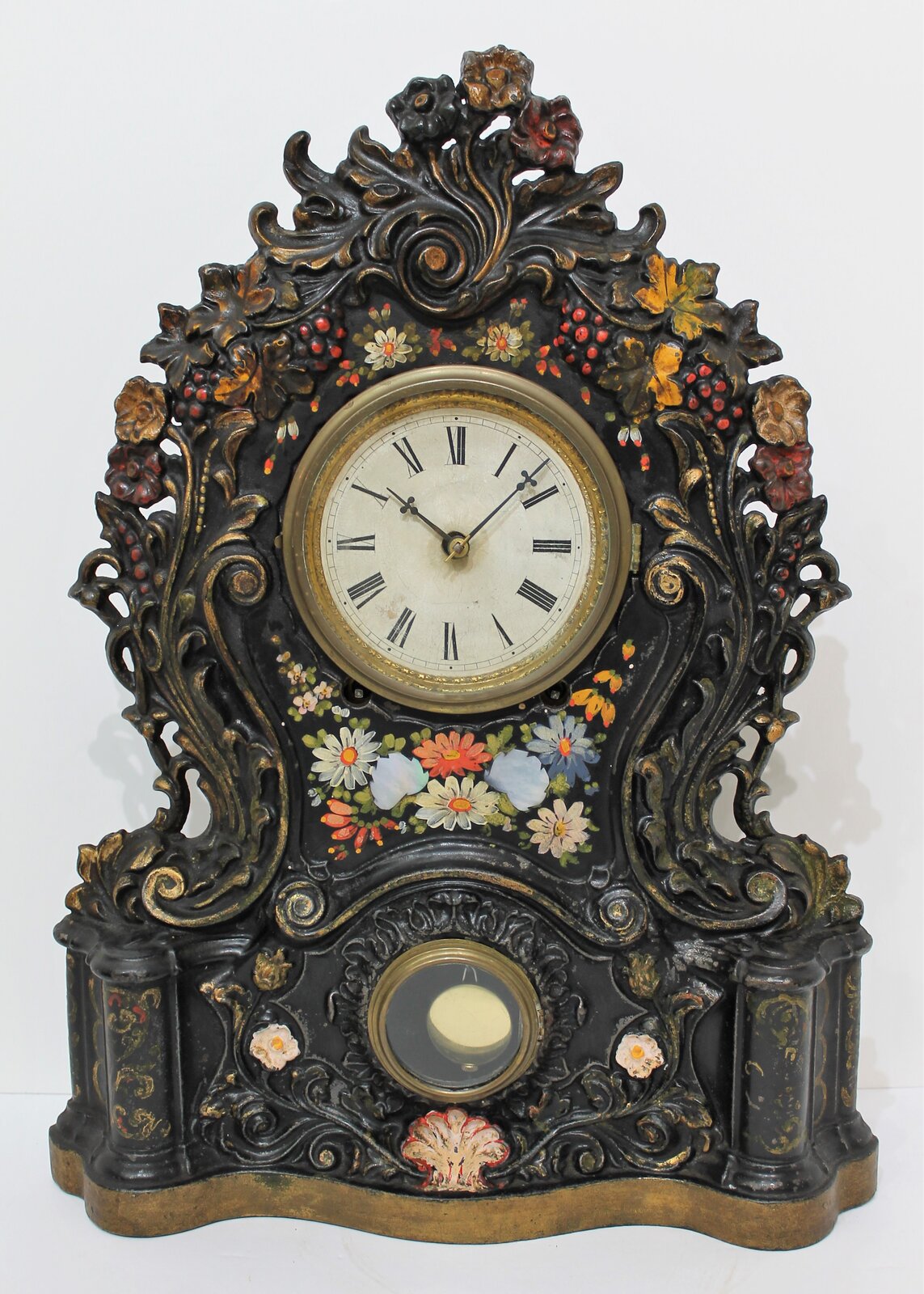American Clock Co. “Arbor” iron-front, 1850-1864. — Antique Clocks Price Guide