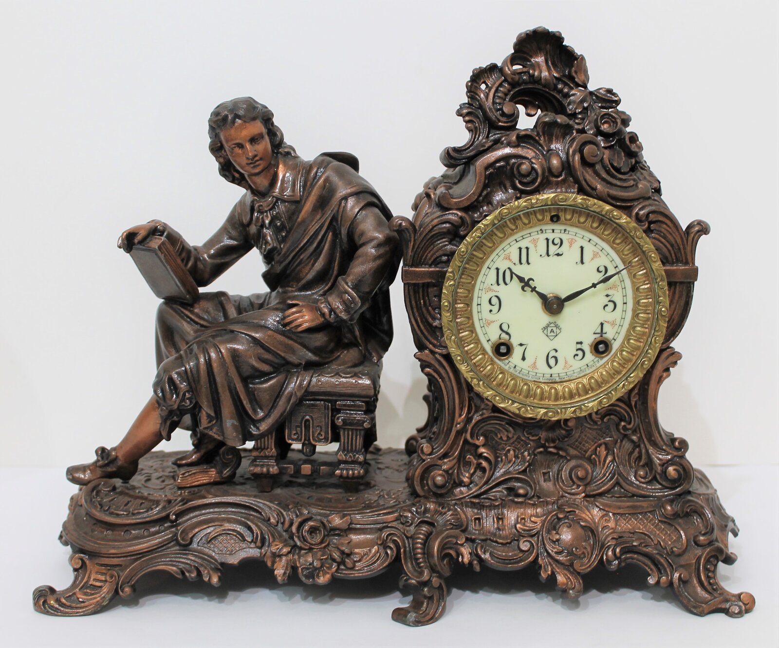 Ansonia Clock Co. “Racine”, ca. 1901. — Antique Clocks Price Guide