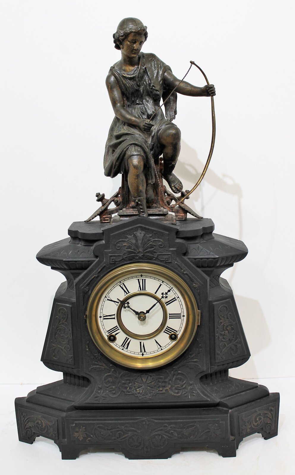 F. Kroeber Clock Co. “Ulysses”, ca. 1878. — Antique Clocks Price Guide