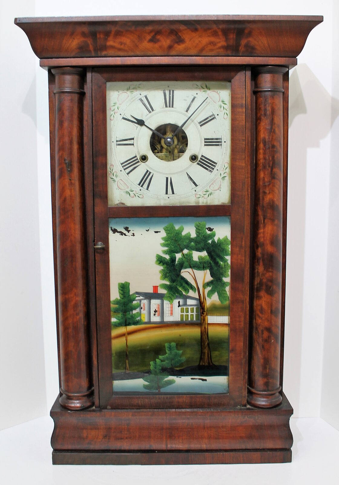 Birge & Fuller column & cornice shelf clock, 1844-1848. — Antique Clocks Price Guide