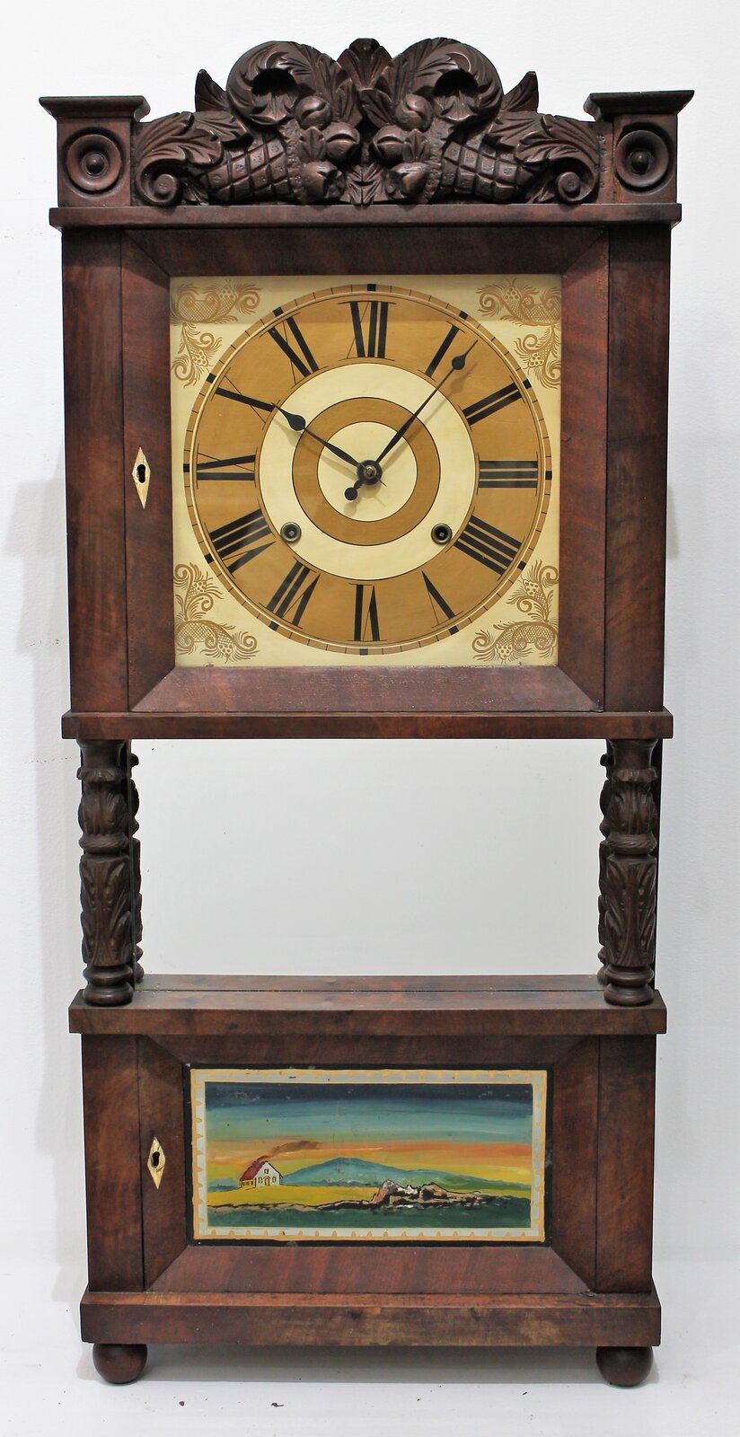 C. & L.C. Ives “Patent Brass Eight Day Clock”, 1830-1837. — Antique Clocks Price Guide