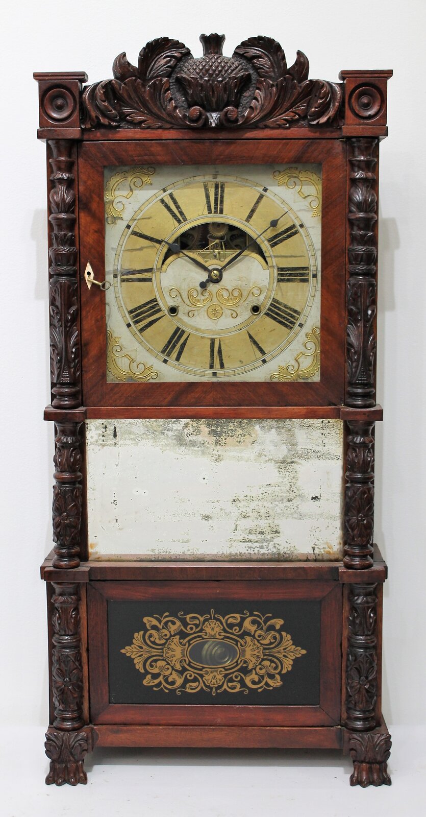 C. & L.C. Ives “Patent Brass Eight Day Clock”, 1830-1833. — Antique Clocks Price Guide