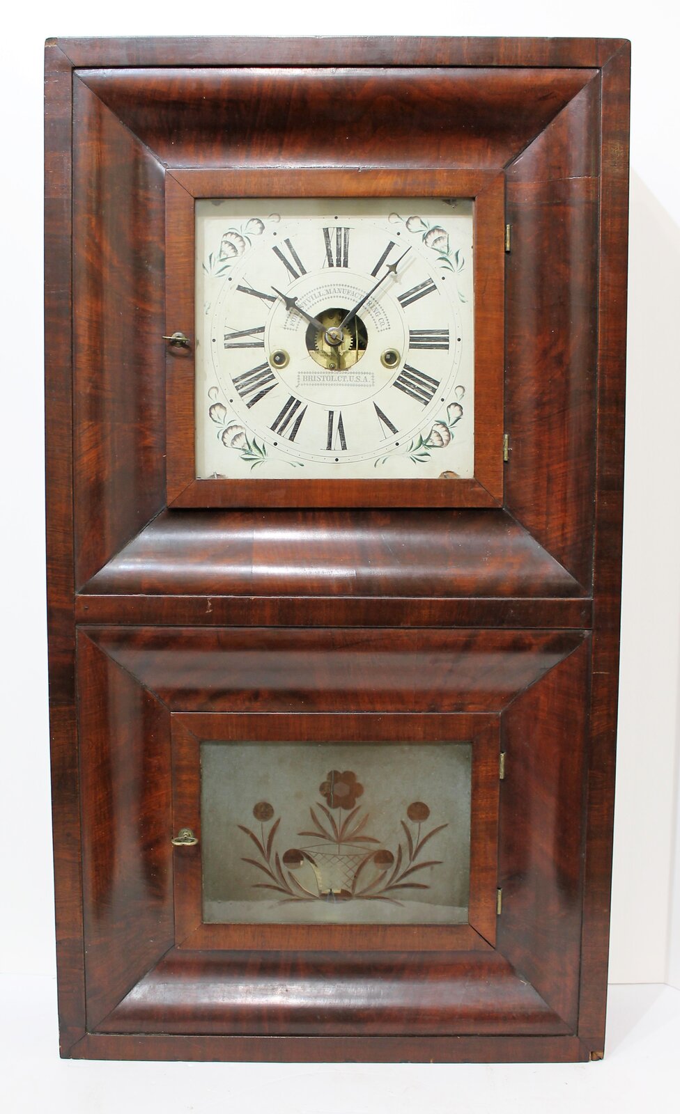 Forestville Mfg. Co. double-door OG, 1835-1839. — Antique Clocks Price Guide