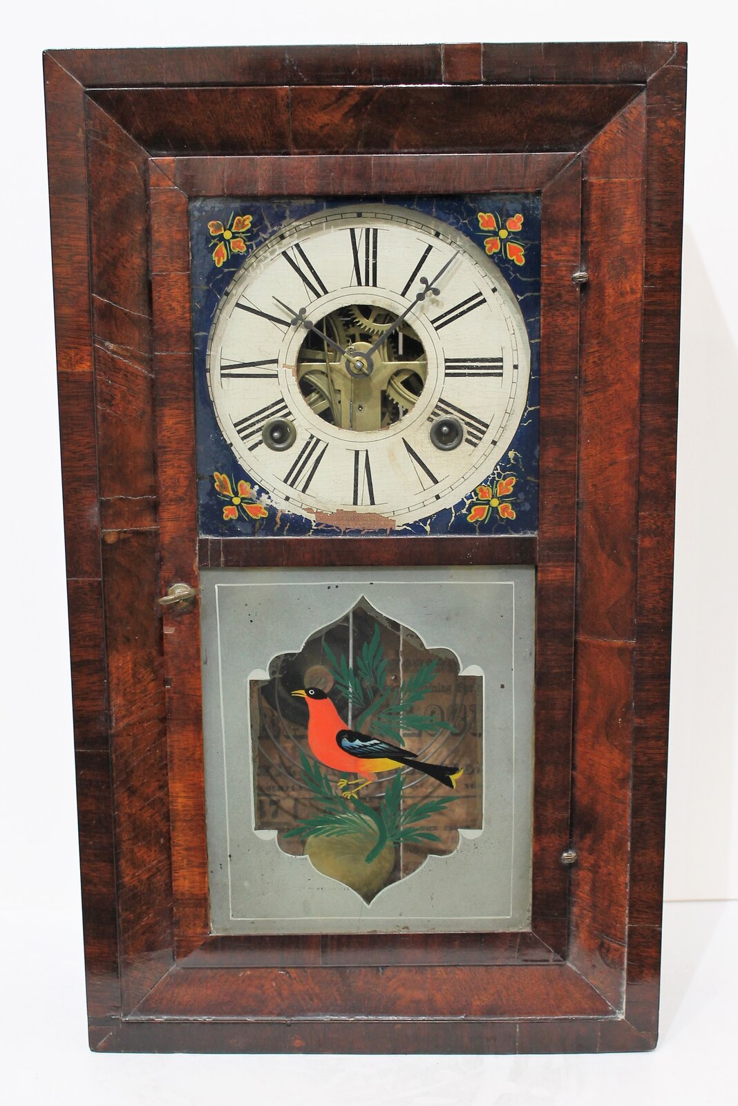 Wm. S. Johnson fusee box clock, 1841-1848. — Antique Clocks Price Guide