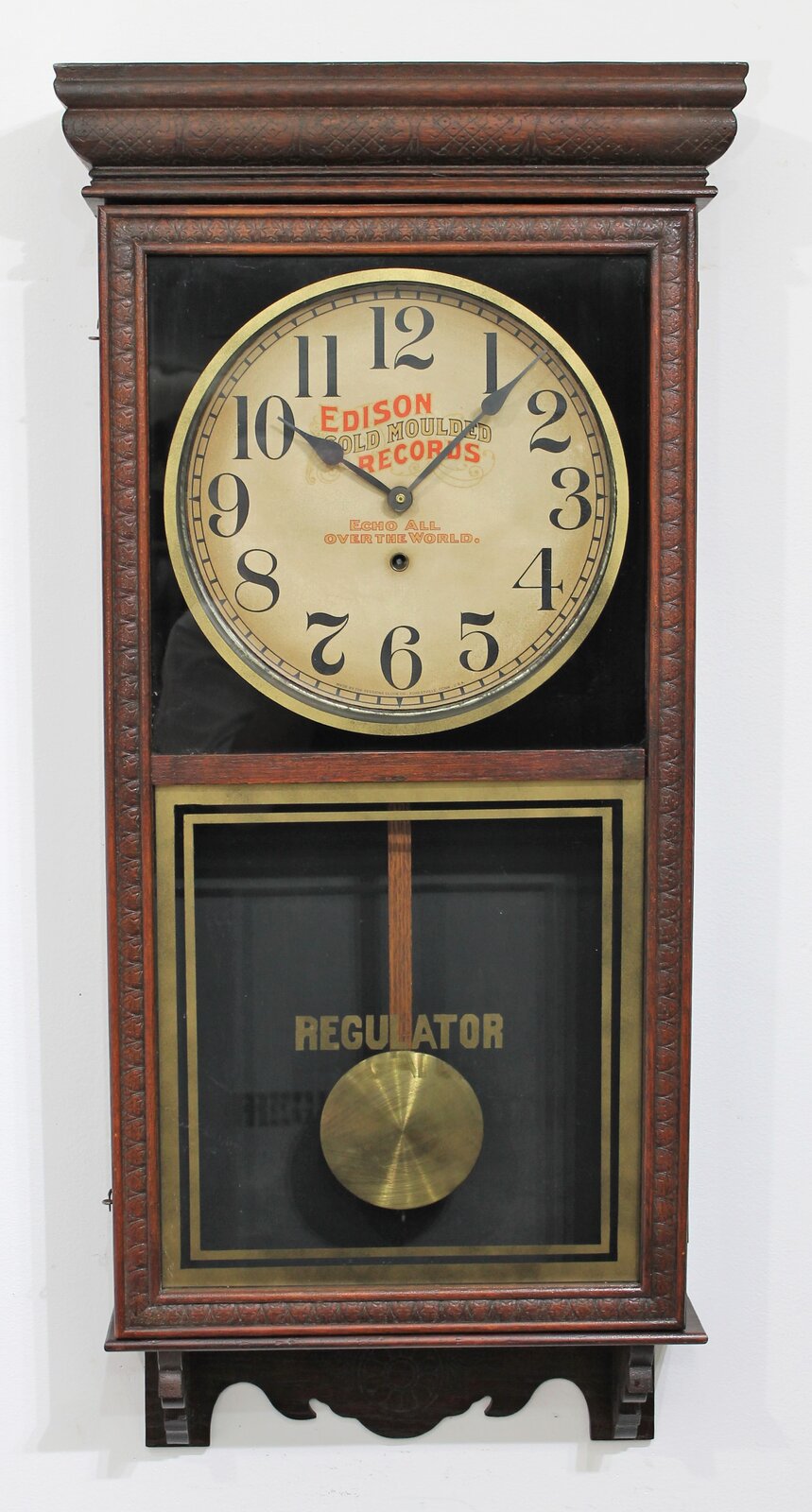 Sessions Clock Co. “Regulator E” advertiser, ca. 1908. — Antique Clocks Price Guide