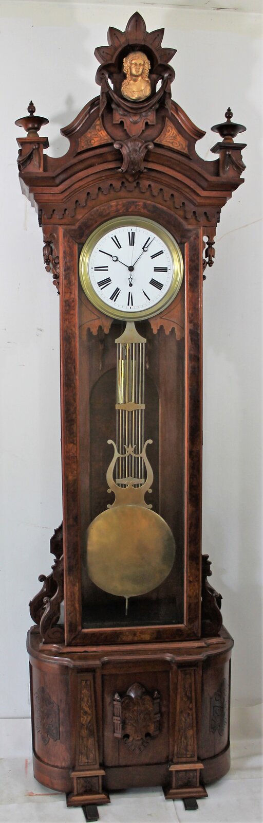 George Owens “Regulator No. 3” (Gilbert Regulator No. 7), ca. 1881. — Antique Clocks Price Guide