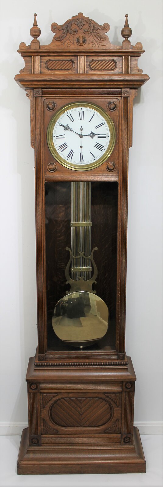 Waterbury Clock Co. “Regulator No. 61”, ca. 1913. — Antique Clocks Price Guide