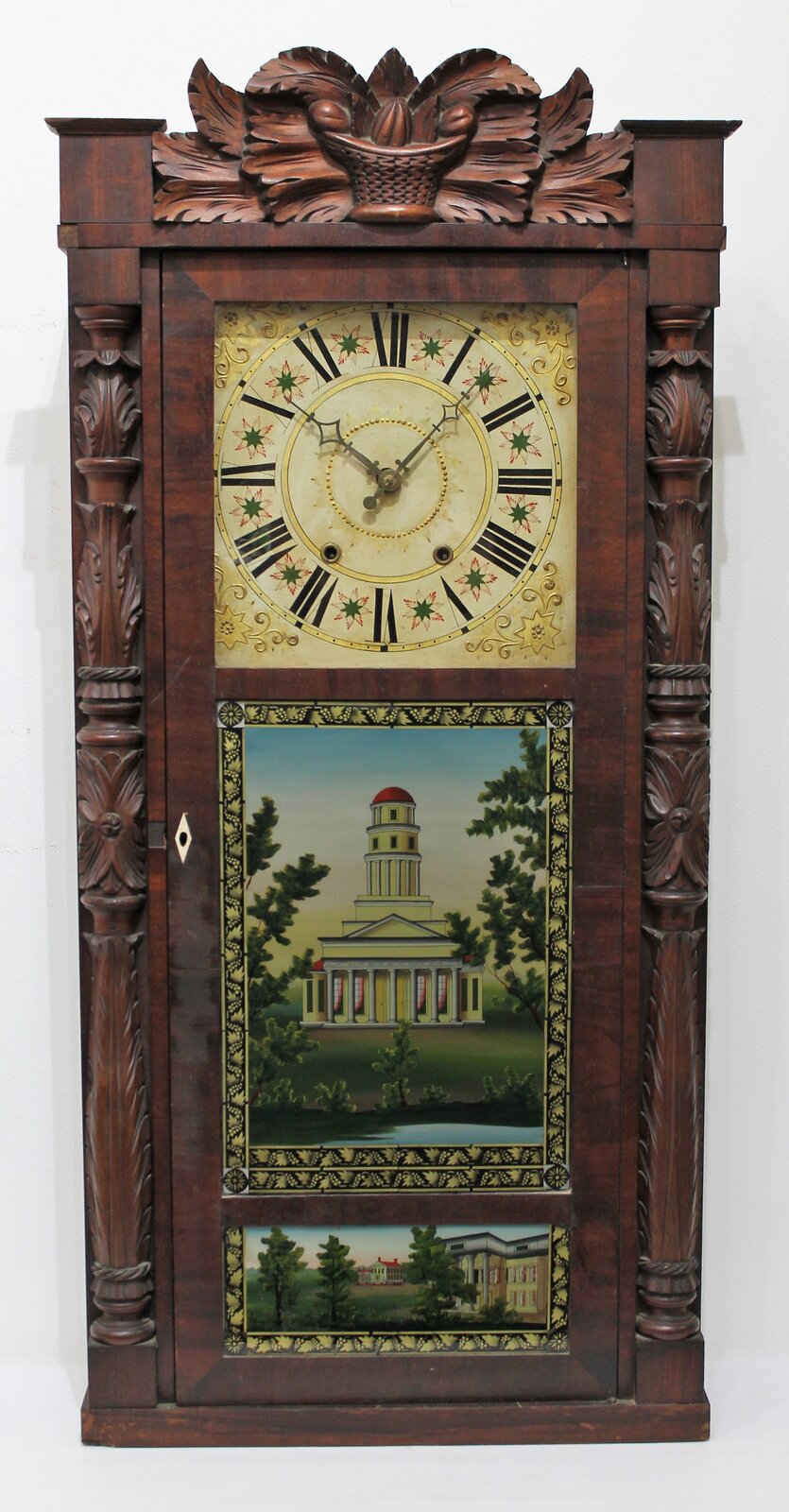 Jeromes’ & Darrow 8-day shelf clock, ca.1830. — Antique Clocks Price Guide