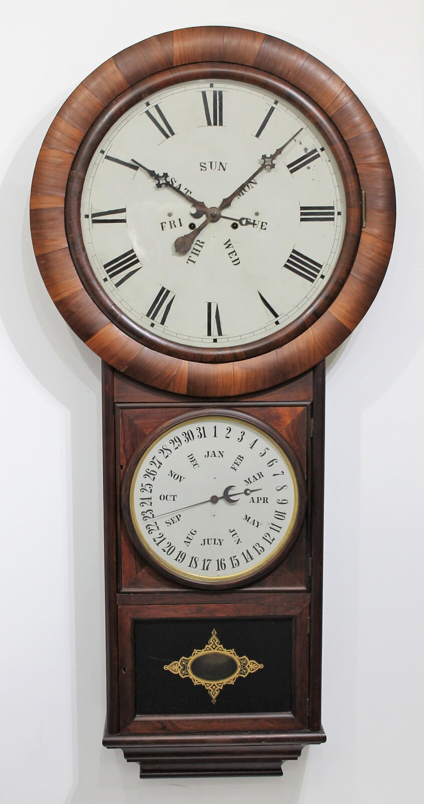 Welch, Spring & Co. “Regulator Calendar No. 1”, ca.1878. — Antique Clocks Price Guide