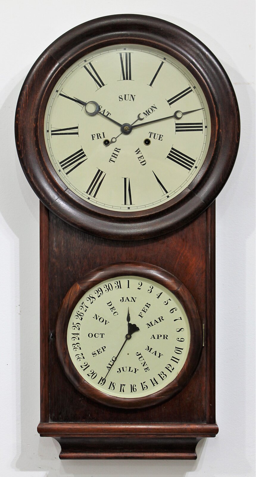 L.F. & W.W. Carter “Carter Calendar” in a B.B. Lewis Calendar No. 2 case, 1862-1868. — Antique Clocks Price Guide
