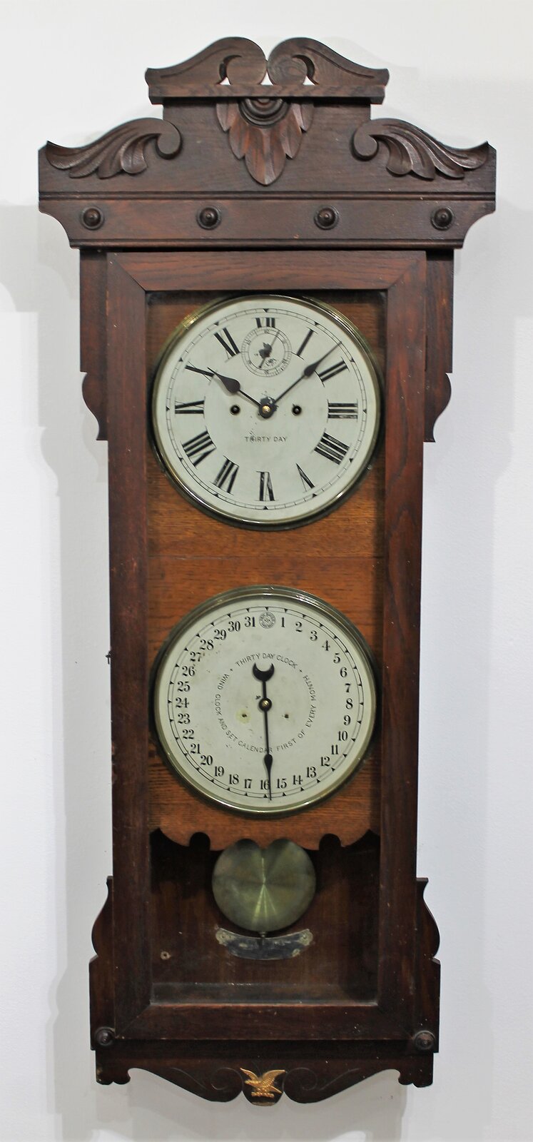 New Haven “30 Day Timepiece” calendar, ca. 1900. — Antique Clocks Price Guide