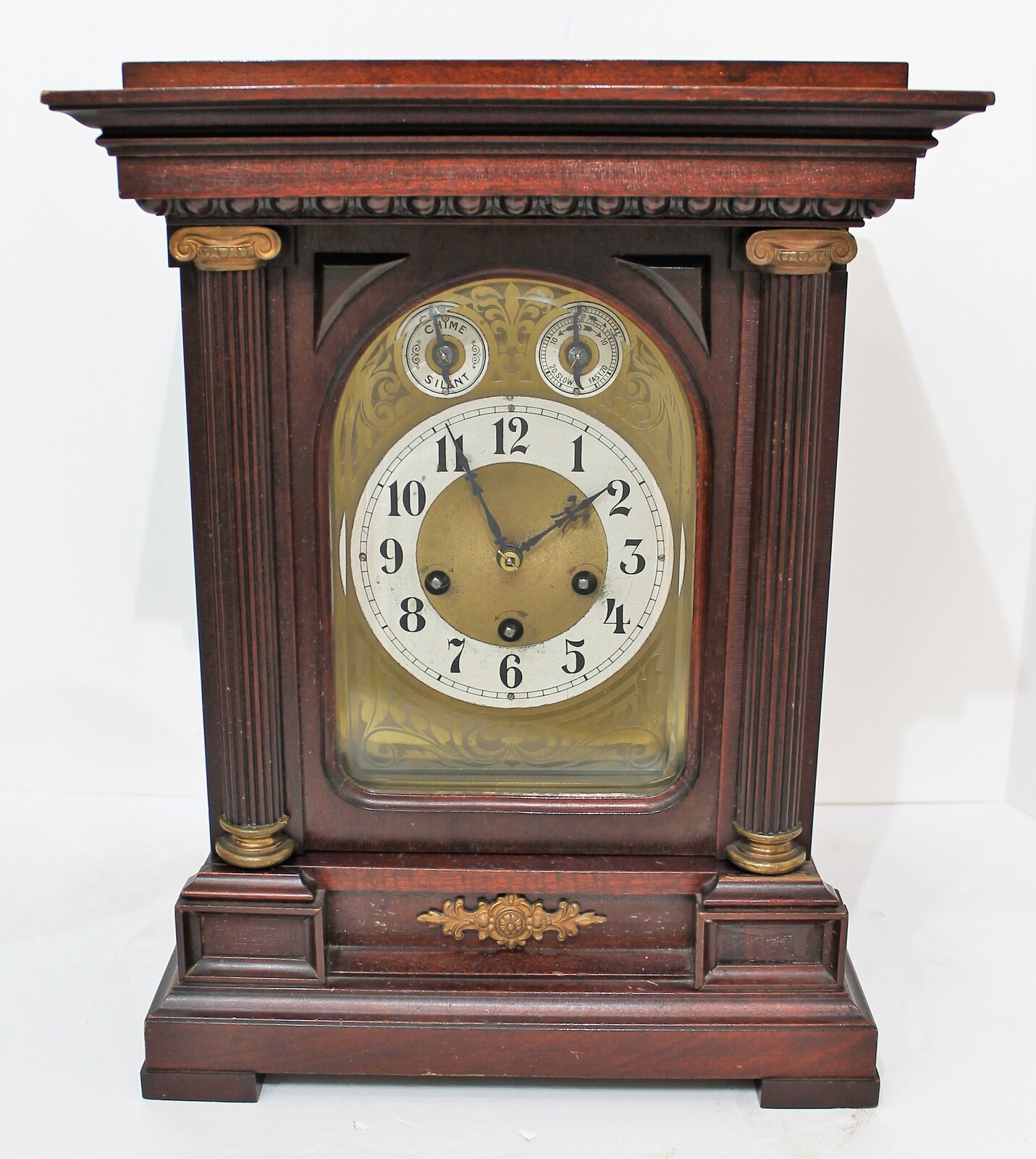 Junghans chiming shelf clock, ca. 1920. — Antique Clocks Price Guide