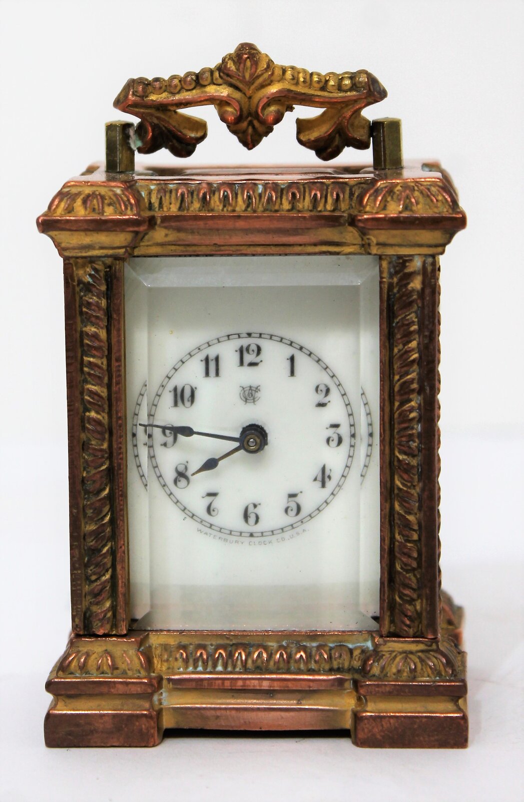Waterbury Clock Co. “Cute” carriage clock, ca. 1902. — Antique Clocks Price Guide