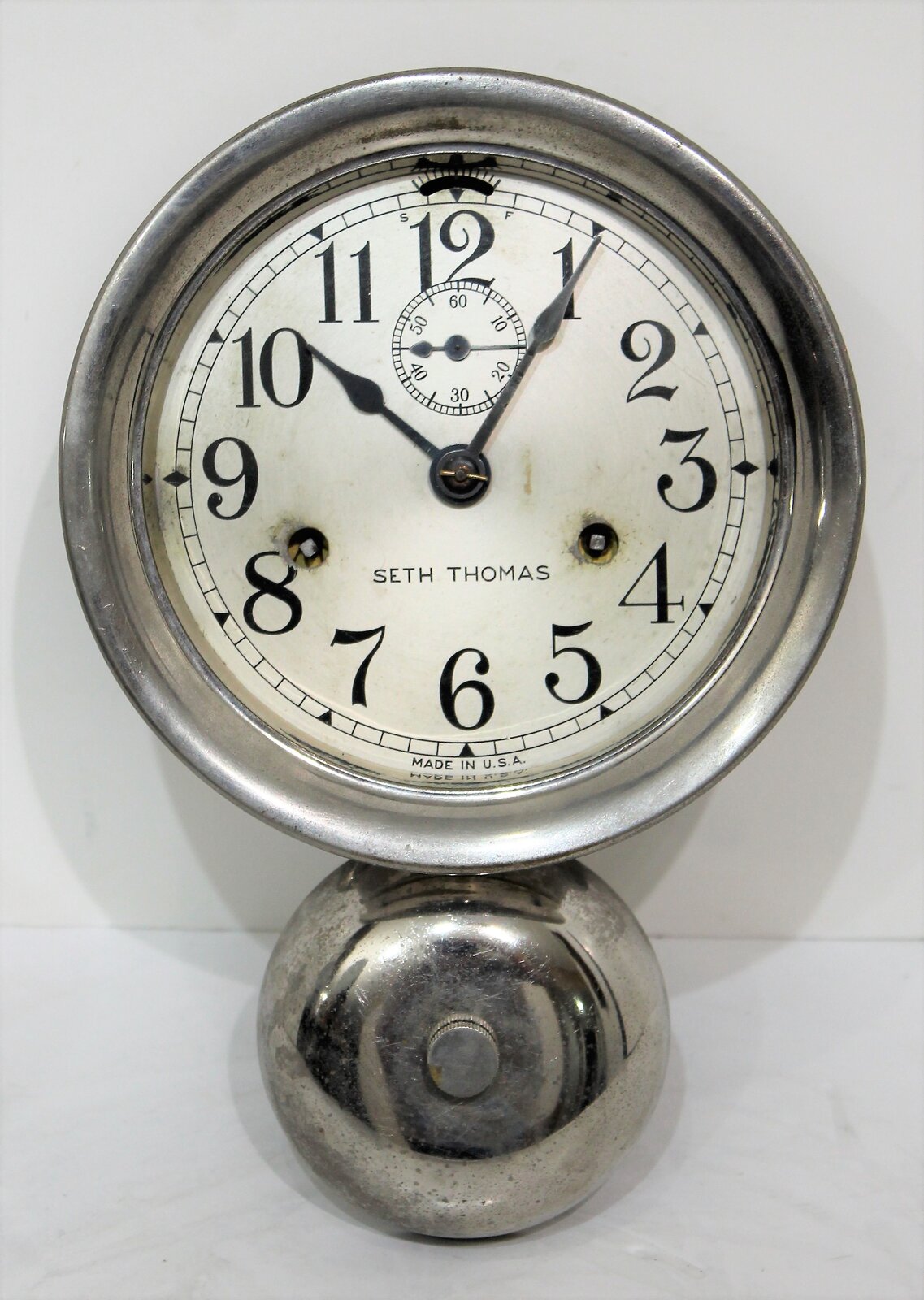 Seth Thomas Clock Co. Ship’s Bell “Monitor”, ca. 1935. — Antique Clocks Price Guide